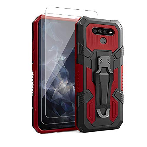 2Pack Black Heavy-Duty Protective Case for LG K51 L160493