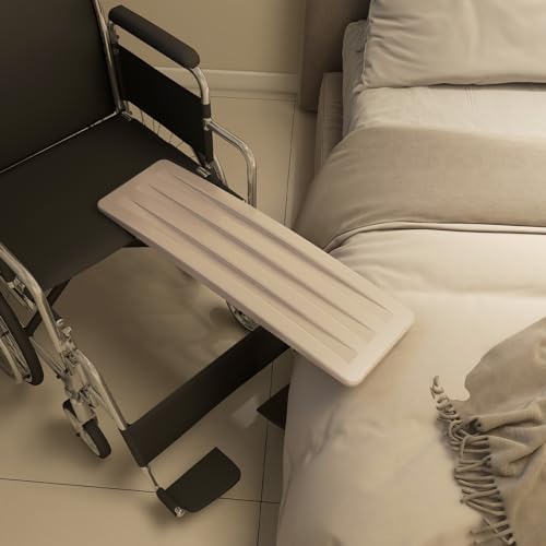 Heavy-Duty Wood Sliding Transfer Board with Handles, 330lbs F917457
