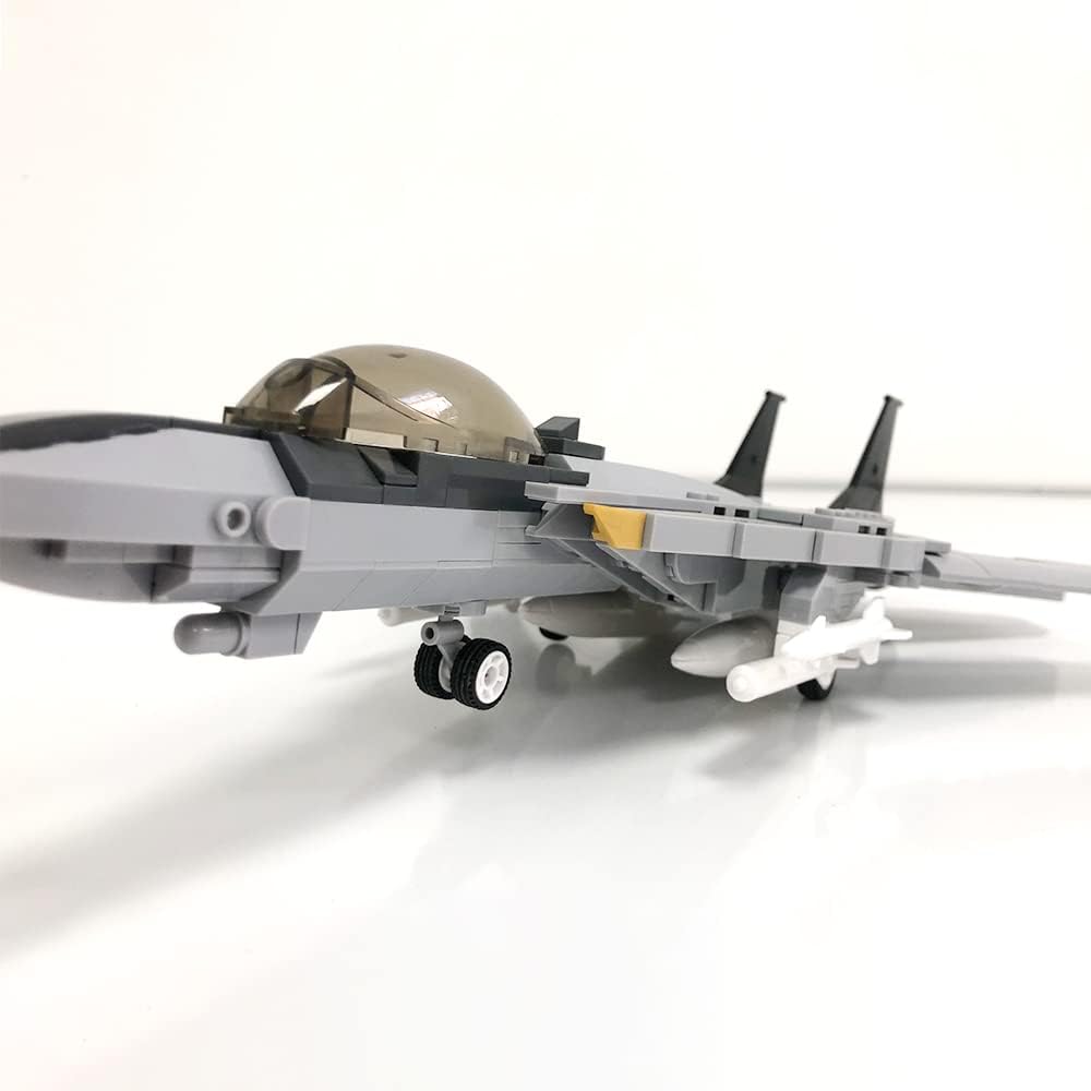 404 Pieces Military Airplane Building Bricks Set with Figure L461