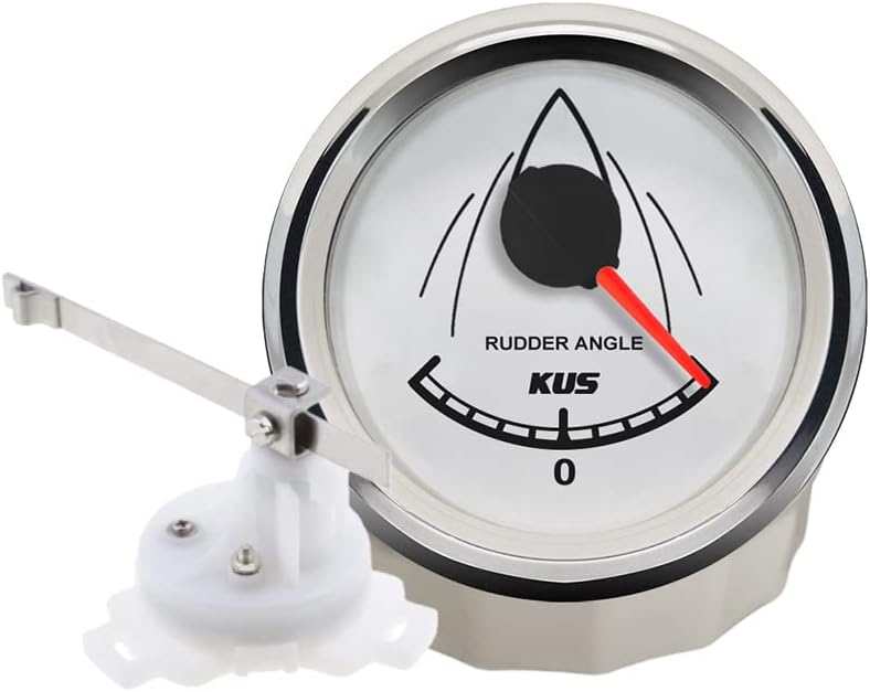 Rudder Angle Indicator Gauge 0-190ohm Signal with Rudder Sensor 52mm A545146