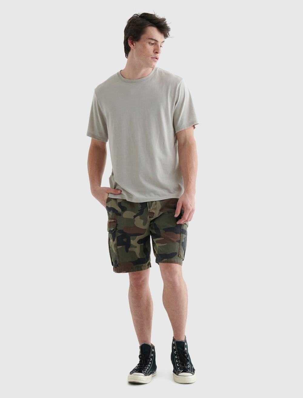 Camo Cargo Shorts A428