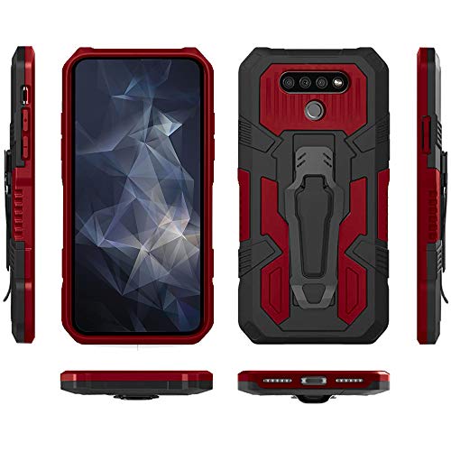2Pack Black Heavy-Duty Protective Case for LG K51 L160493