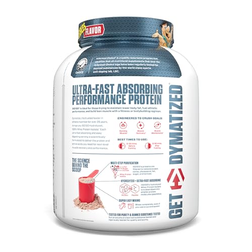 Dymatize x Fruity Pebbles ISO100 Whey Protein Powder Isolate, 25g of Protein, 20 Servings, 5.5g BCAAs, 120 Cal., Gluten Free, 1g Fat, 1g Sugar, 2g Carb M2509