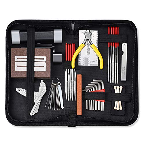 45 Pcs Guitar Repair Tool Kit with Carry Bag Y7145
