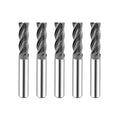 Carbide Square End Mill 4 Flute 5 Pieces 1/2 A707931