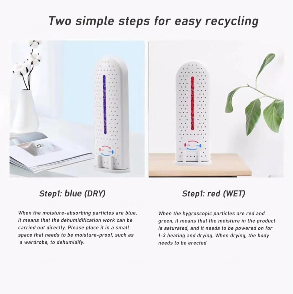 2PCS Cordless Rechargeable Dehumidifier N22068