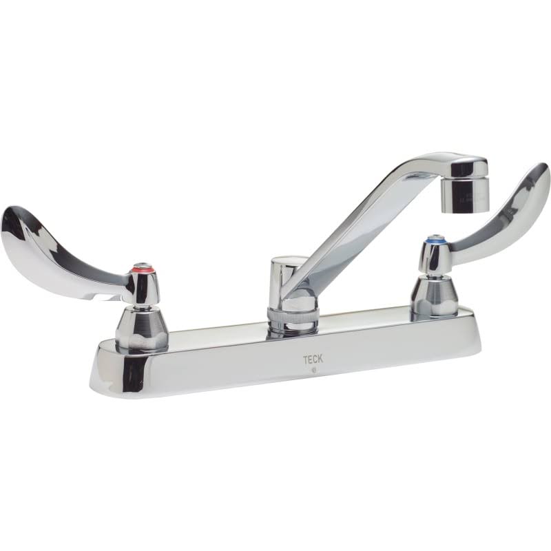 Two Handle Cast Deck-Mount Faucet B5454