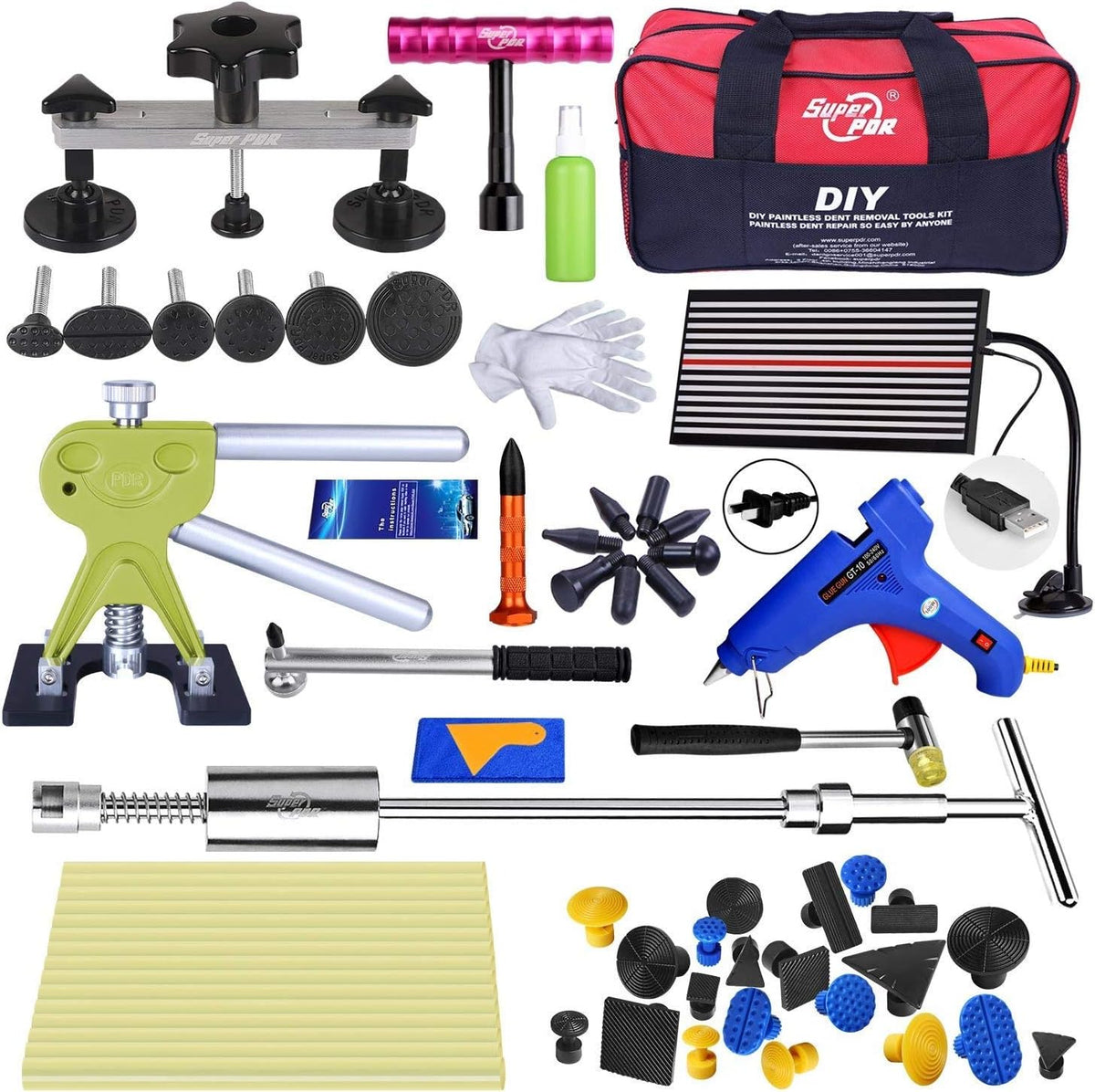 Paintless Dent Removal Tools Auto Dent Repair Kit O801