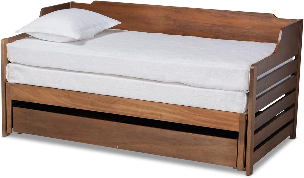 Walnut Expandable Twin Size to King Size Daybed L81997