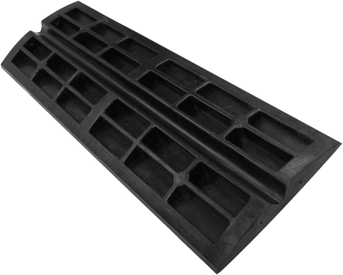 2.5 Inch High 2 Pack Heavy Duty Rubber Curb Ramps G643816