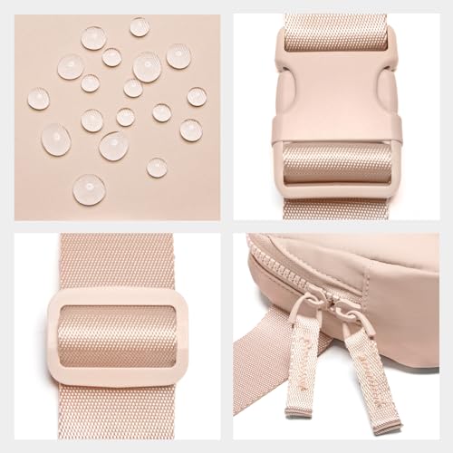 Lavender Belt Bag Fanny Pack Crossbody Bags with Initial Letter Patch S567280