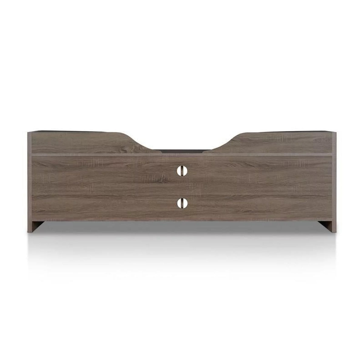 Rustic Wood 72-Inch TV Stand in Chestnut Brown Finish V7224