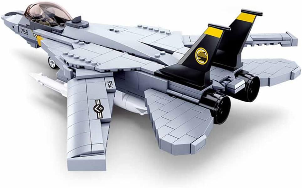 404 Pieces Military Airplane Building Bricks Set with Figure L461