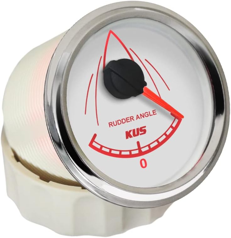 Rudder Angle Indicator Gauge 0-190ohm Signal with Rudder Sensor 52mm A545146