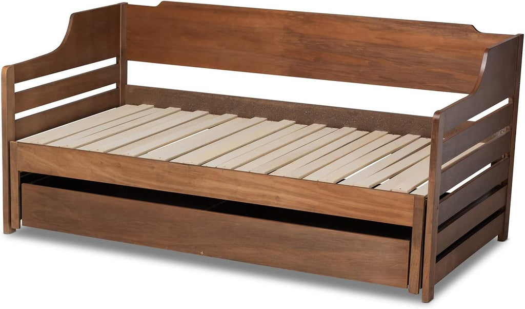 Walnut Expandable Twin Size to King Size Daybed L81997