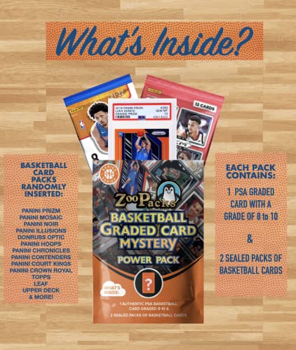 NBA Basketball PSA Graded Card Mystery Power Pack Y420542