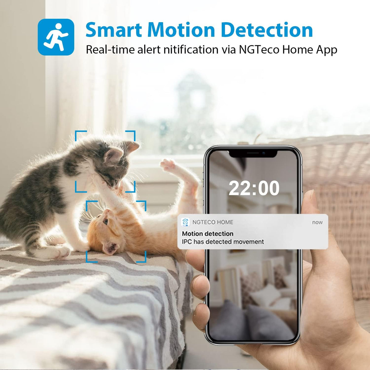 Indoor WiFi Security Camera 1080P Night Vision 2 Way Audio O245
