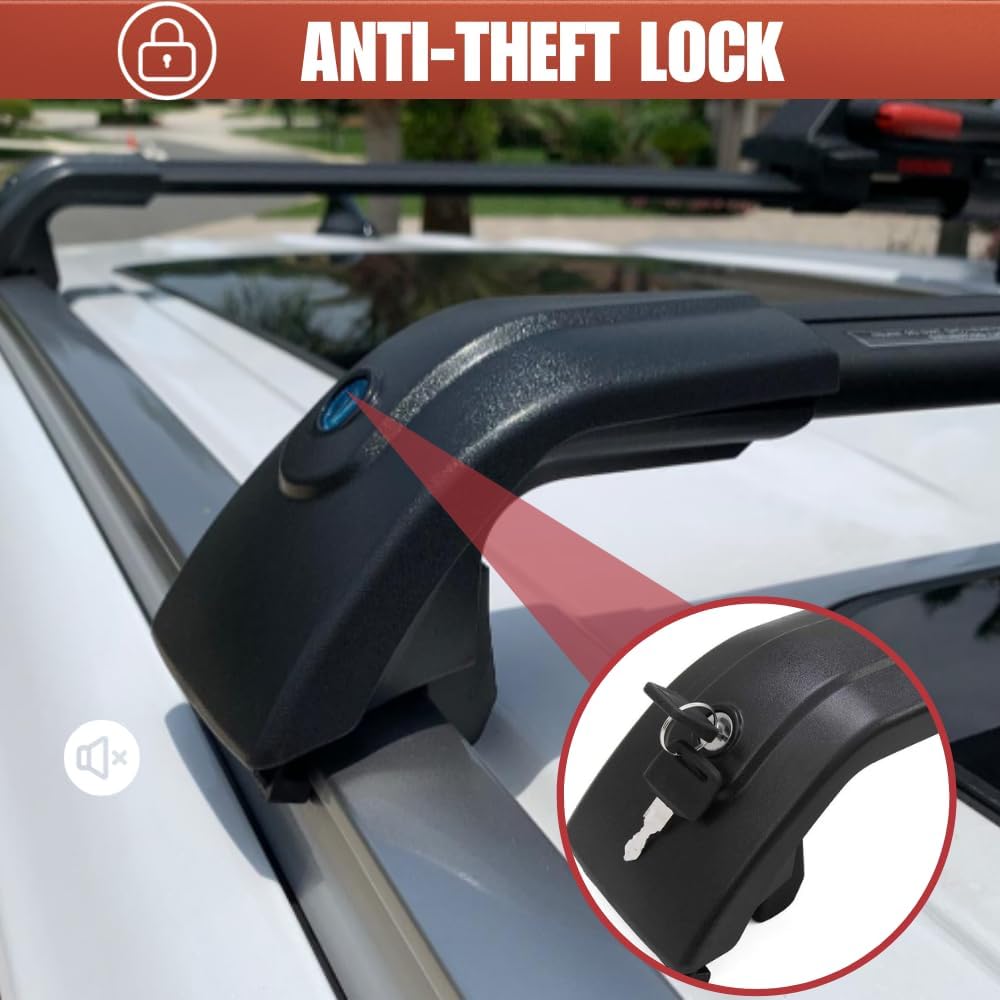 Black Roof Rack Cross Bars U124895