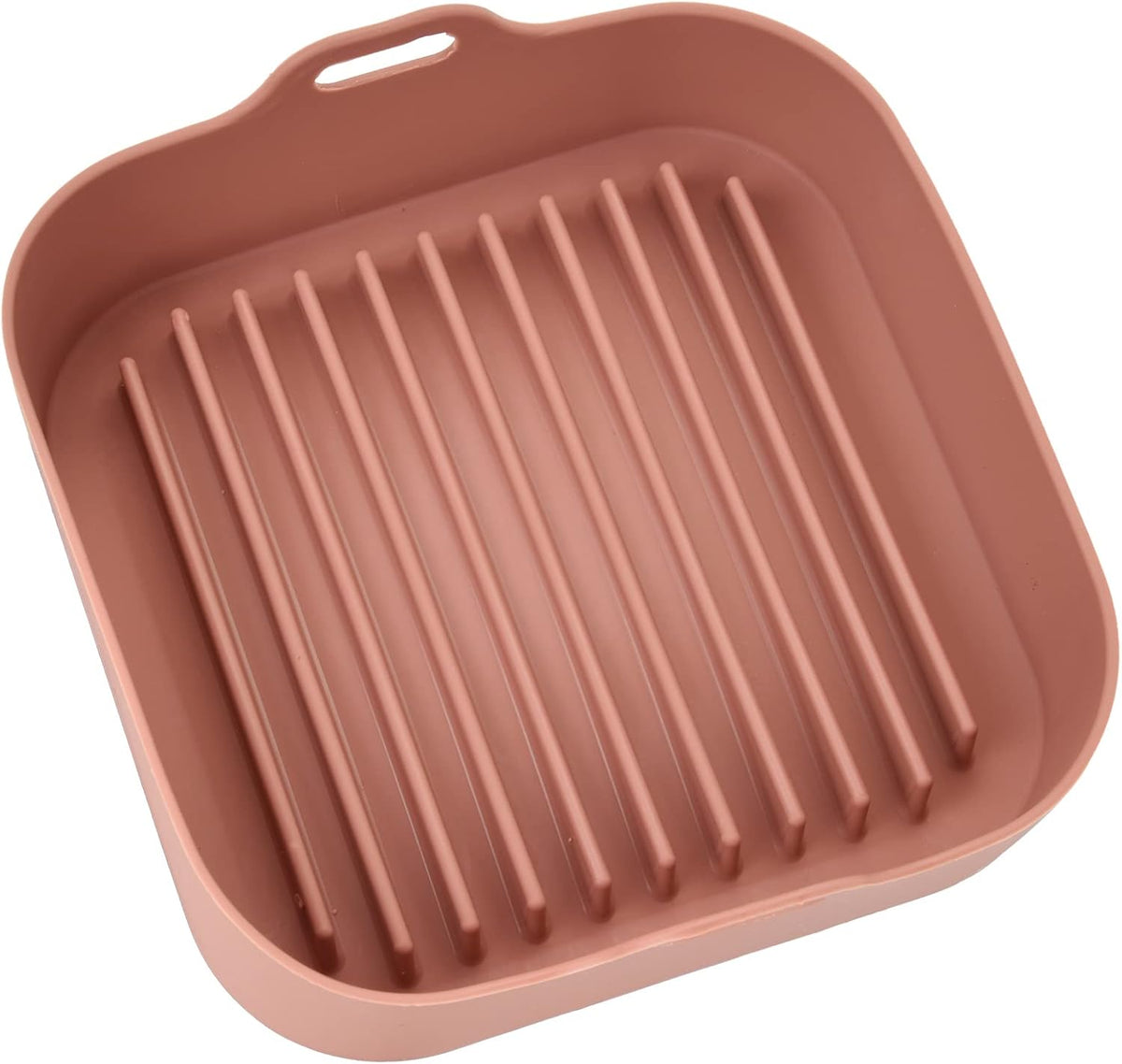 8 Inch Square Non-Stick Food-Grade Reusable Silicone Air Fryer Liners R152878