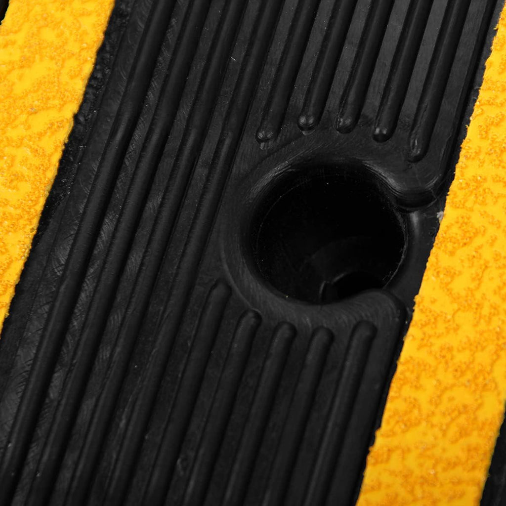 2.5 Inch High 2 Pack Heavy Duty Rubber Curb Ramps G643816