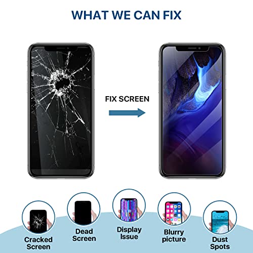 6.1'' LCD Display Screen Replacement with Frame Assembly M8191