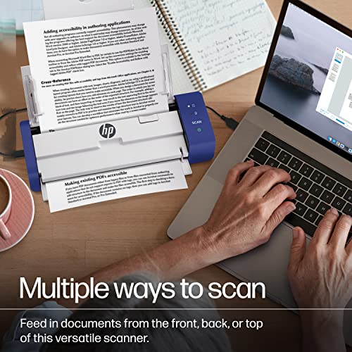 Compact Duplex USB Document Scanner with Auto-Feed Tray Q5898