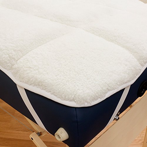 Deluxe Quilted Fleece Massage Table Pad Set with Face Cradle Cover S595396