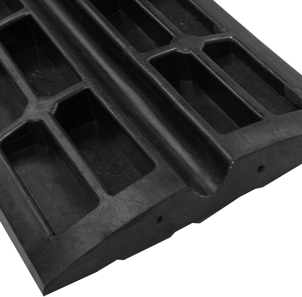 2.5 Inch High 2 Pack Heavy Duty Rubber Curb Ramps G643816