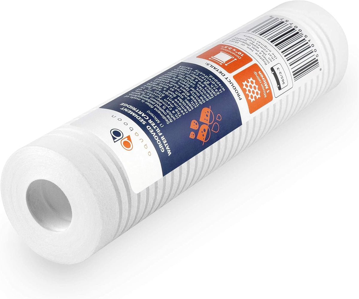 10 x 2.5 Grooved Sediment Water Filter Replacement Cartridge 25-Pack Z3874