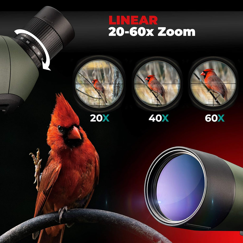 20-60x80 Spotting Scope with Tripod N345036