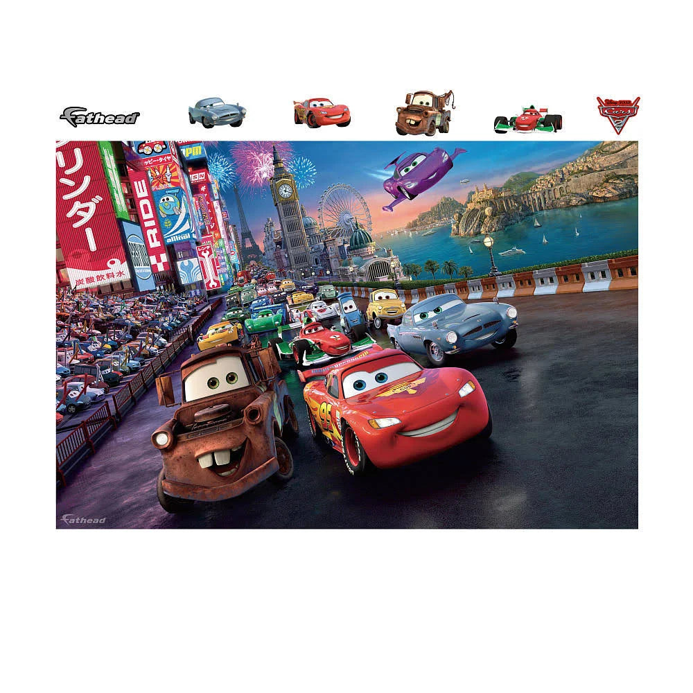 Cars 2 Parade Wall Mural Z84324