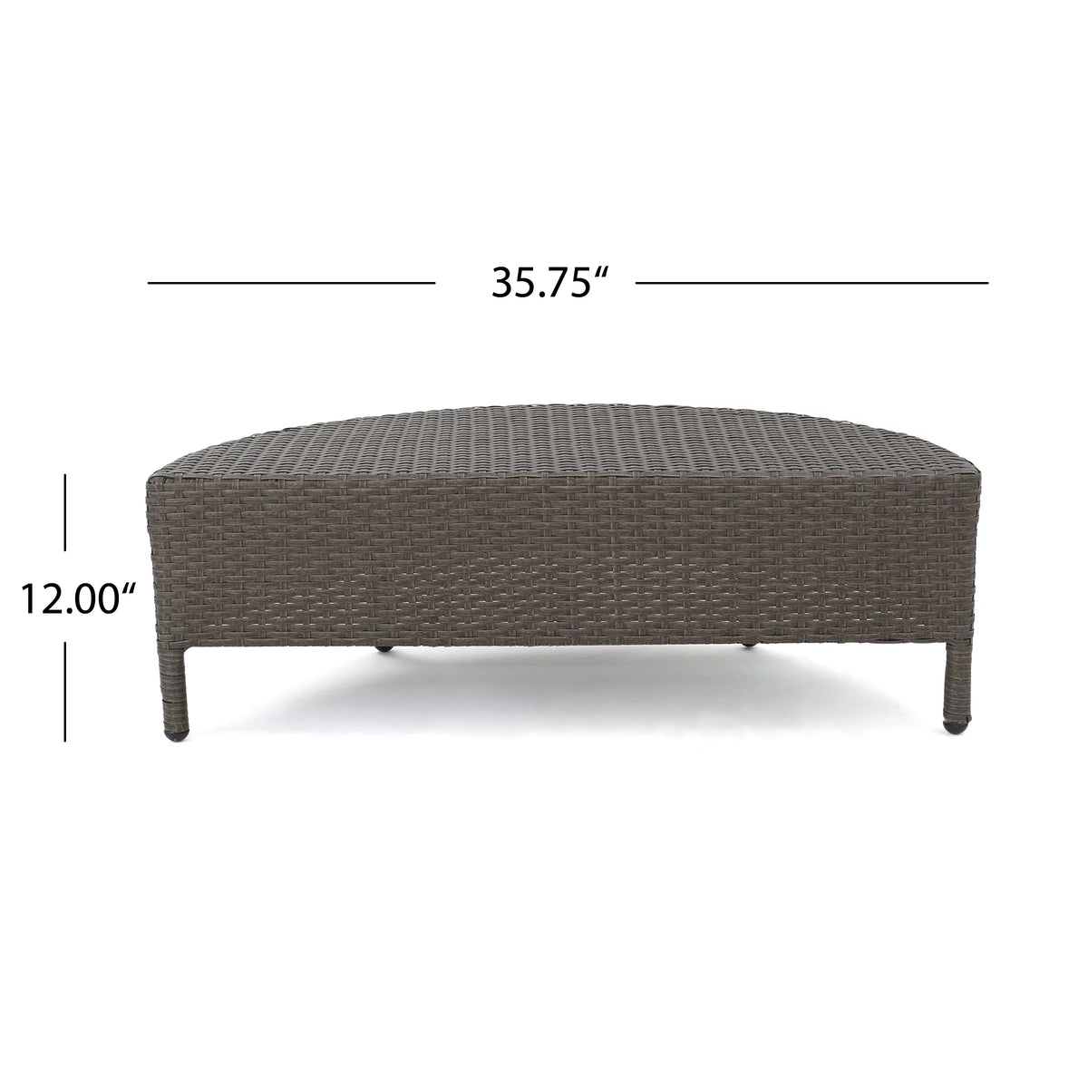 Light Brown Ceramic Grey 16 Seater Wicker Sofa Set with Cushions P3308
