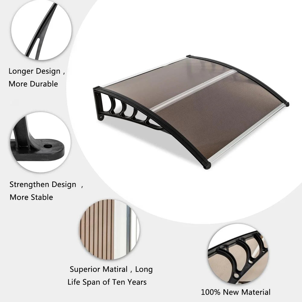 DIY Window Awning Canopy 39"x35" B6601