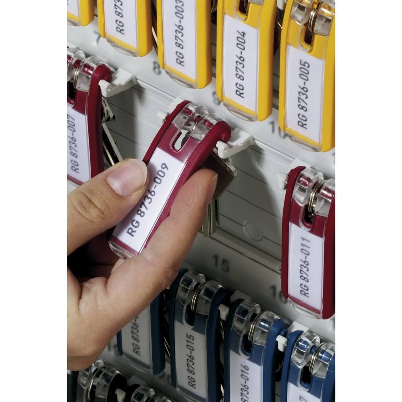 Brushed Aluminum Locking Key Cabinet 36-Key D5436