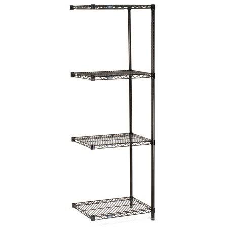 Black Epoxy Wire Shelving Add-On F939