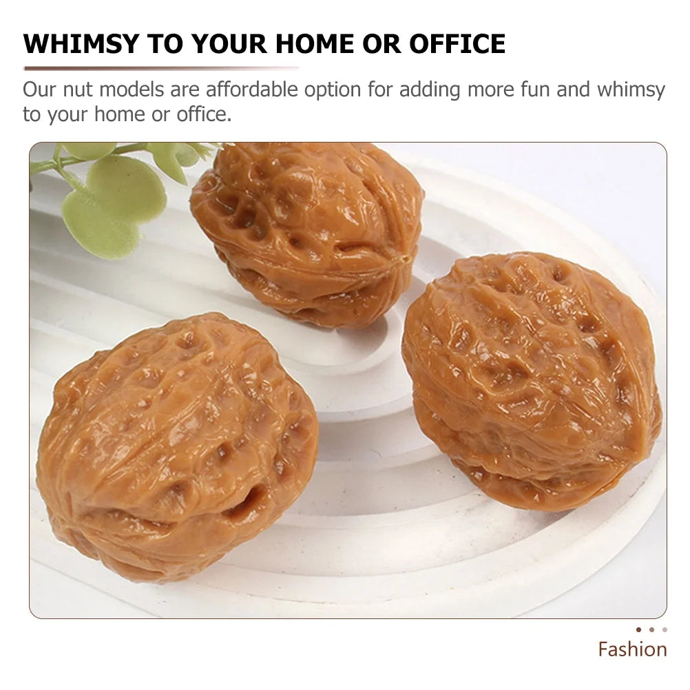 10 Pcs Dollhouse Miniature Food Play Empty Cup Water Model Accessories Walnuts L367