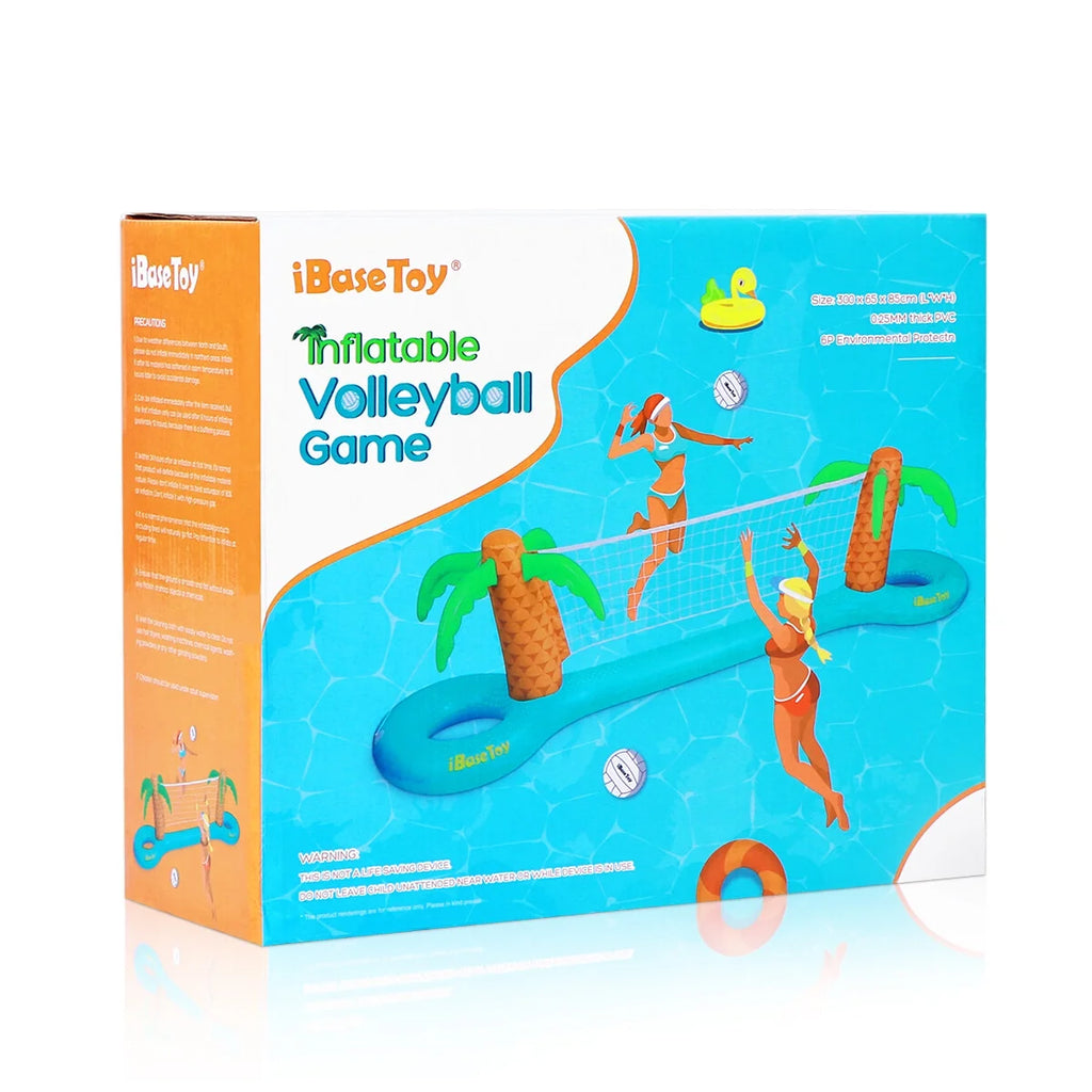 Inflatable Volleyball Game Set Swimming Pool Toy K19378