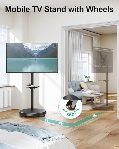 Rolling TV Stand for 26-65 inch Screens up to 77 lbs P244458