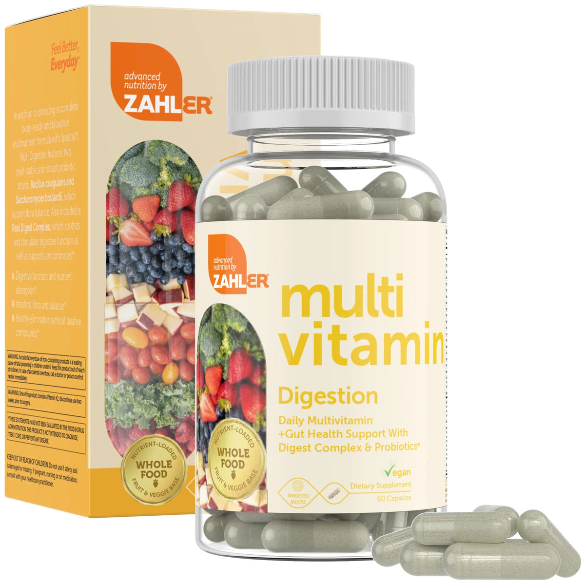 60 Capsules Multivitamin with Probiotics T487