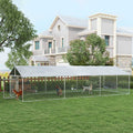 Large Outdoor Dog Kennel with Waterproof UV Resistant Roof K591
