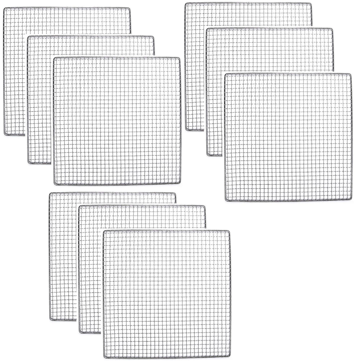 9 Stainless Steel Trays Food Dehydrator Replacement Mesh Screen W280
