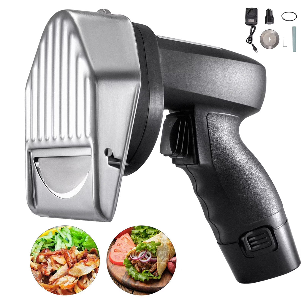 Cordless Stainless Commercial Gyro Cutter with 2 Blades B7470