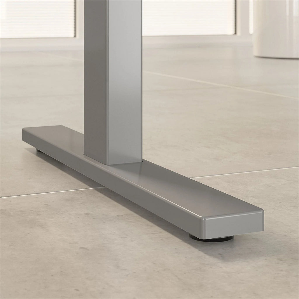 Height Adjustable Desk with Storage in Gray Y4428
