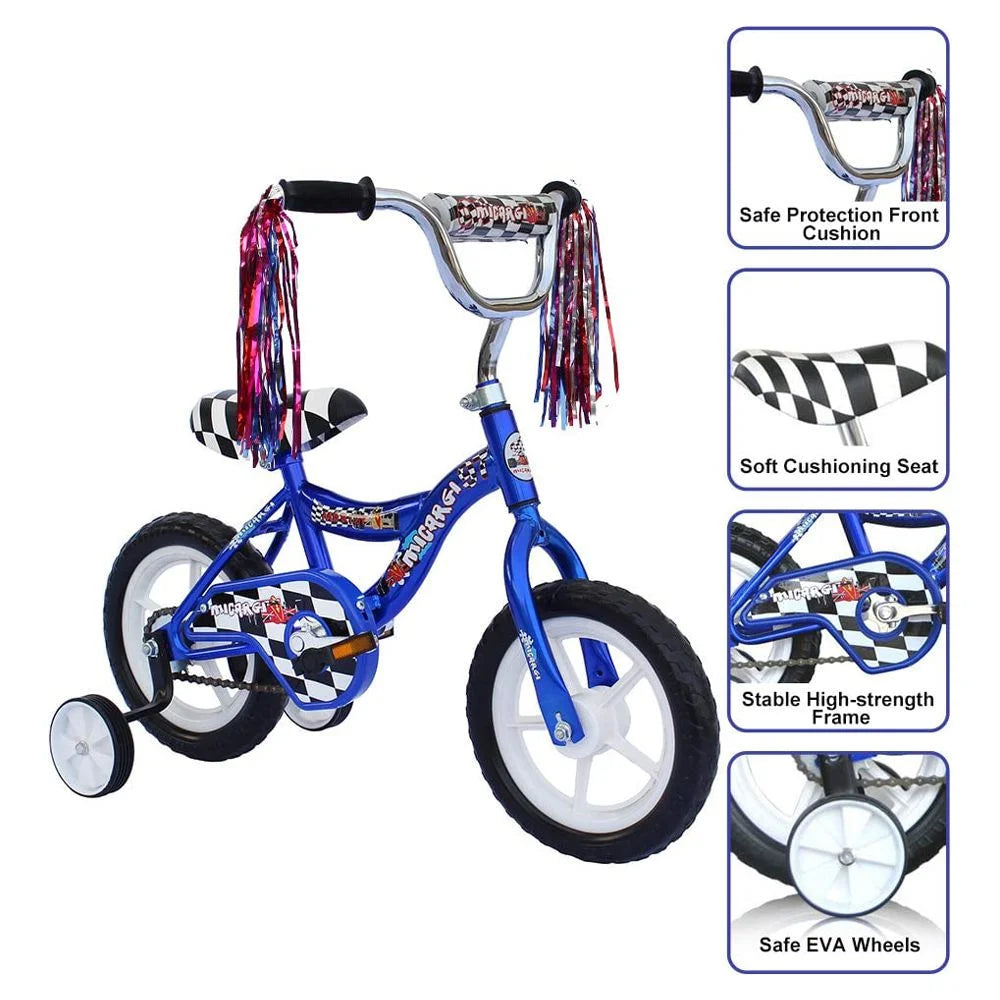 12 Kid's Beginner Bicycle Foam Tire Black C897