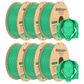 Green PLA+ Filament 1.75mm 1KG 6 Rolls T20613