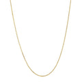 14k Solid Gold Yellow Box Chain Necklace 0.6 mm 13 inches E312958