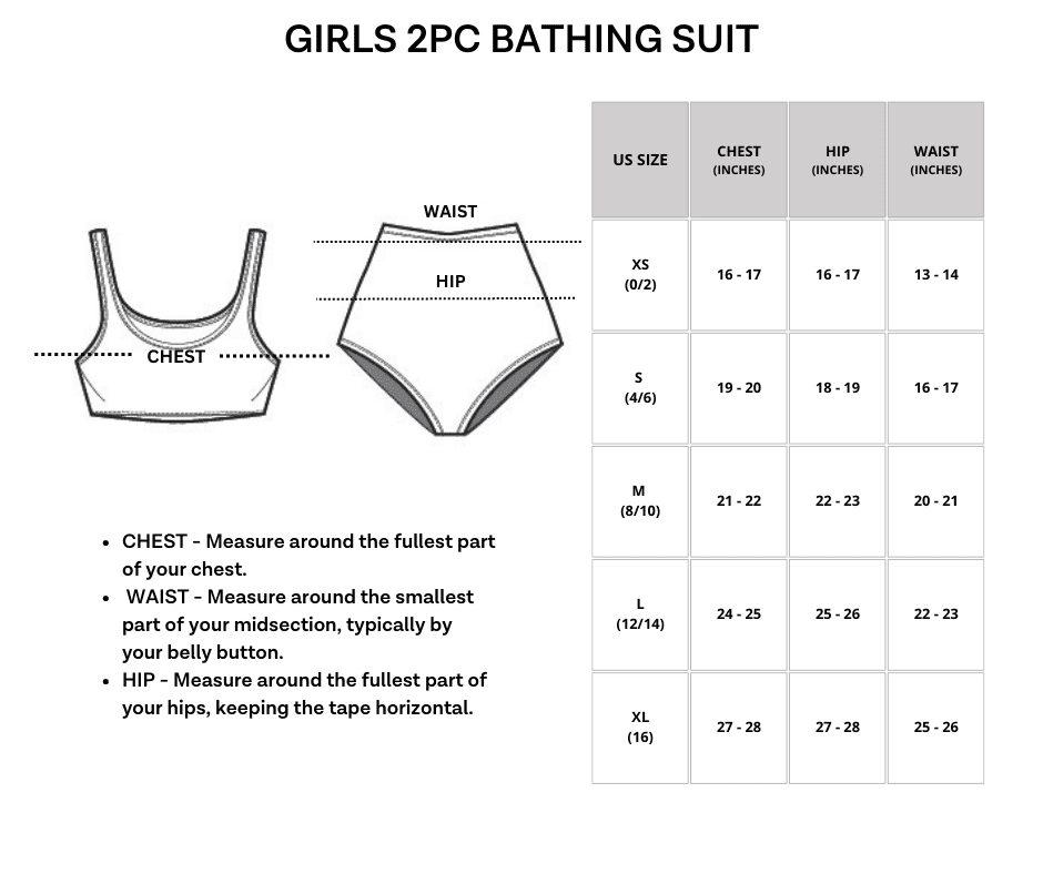 3 Pack Girl's 2-Piece Bikini Swimsuit P989613
