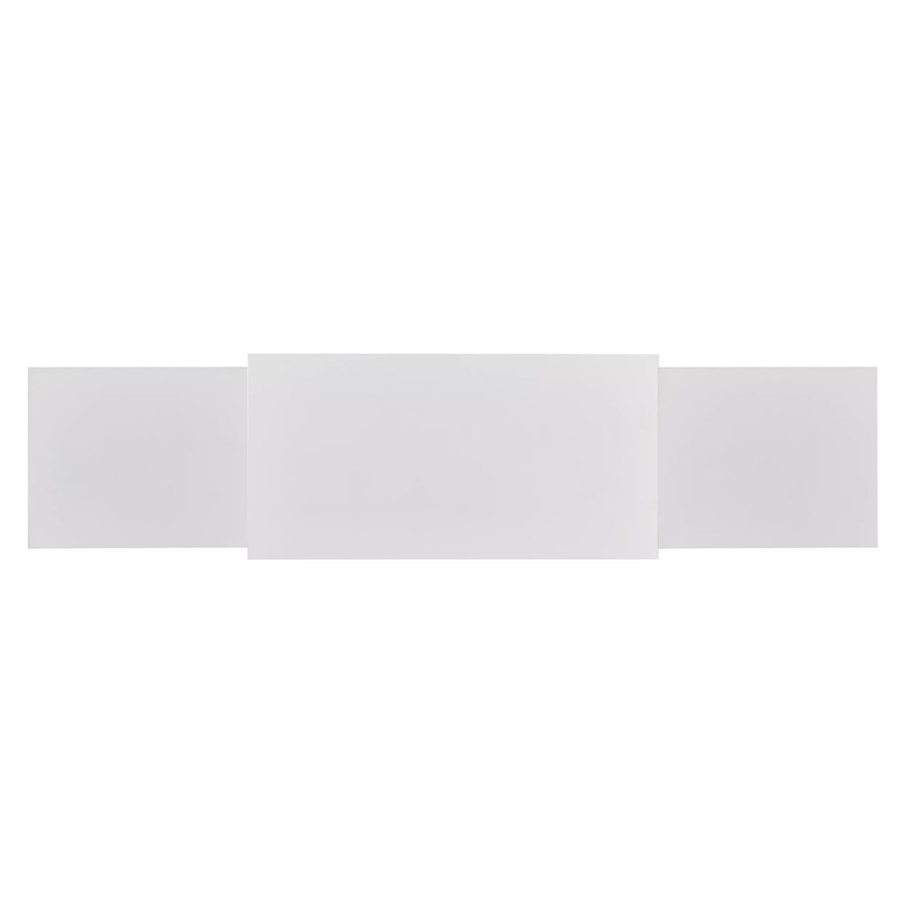 White Electric Fireplace with Bookcases C8345