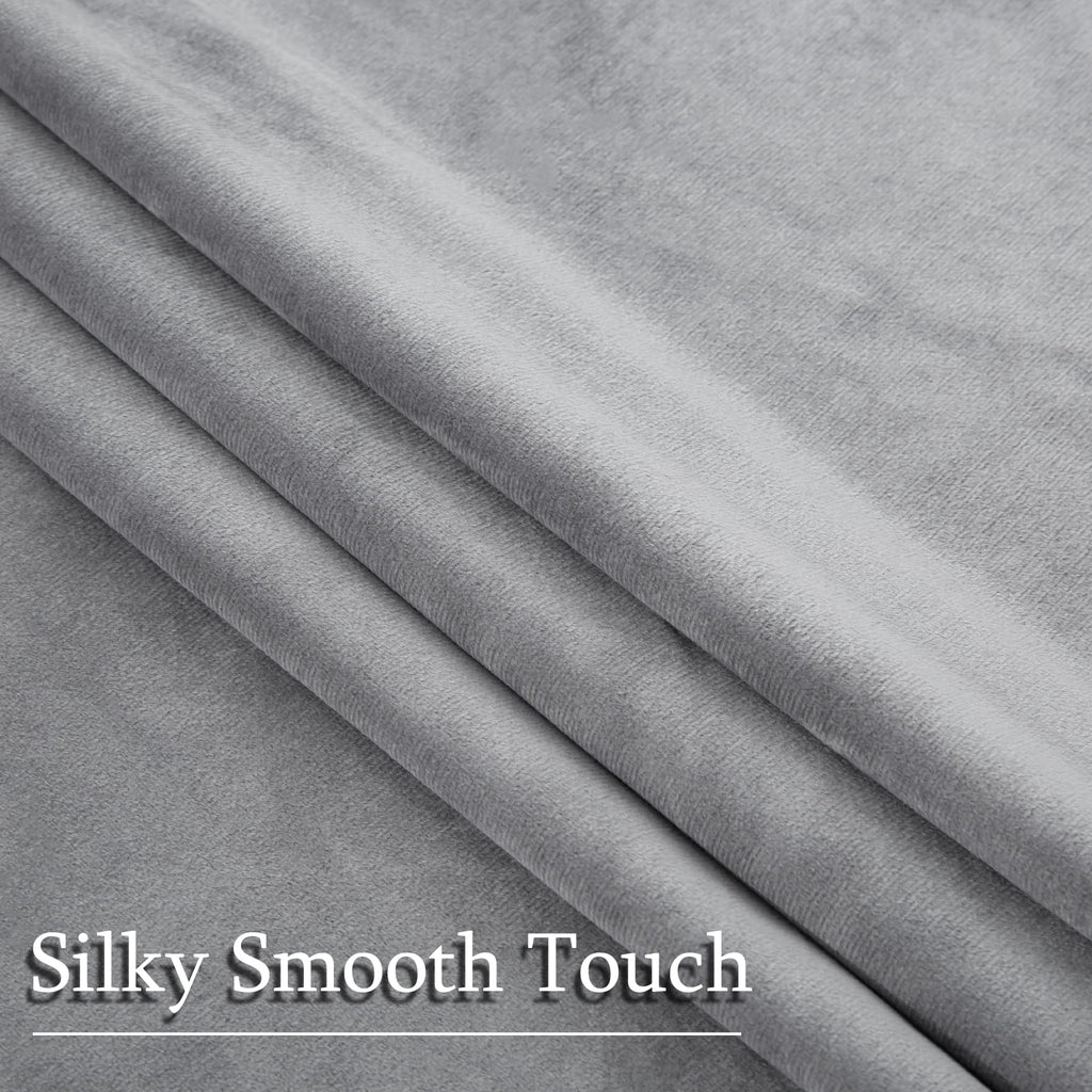2 Piece Blackout Velvet Curtains Y6854