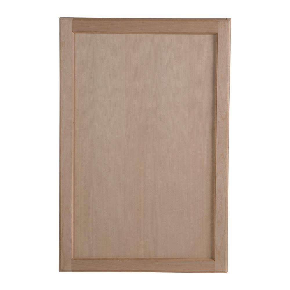 Unfinished Beech Frameless Wall Cabinet Y9826
